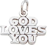 God Loves You Charm by Rembrandt Charms