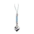 Technocel Universal Crystal Charm (Aquamarine Heart)