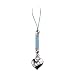 Technocel Universal Crystal Charm (Aquamarine Heart)