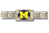 University of Michigan Wolverines Bracelet Jewelry