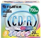 FUJIFILM CD-R70020PCVM 5 COLOR MIX 20枚入り