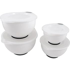 Copco 8-Piece Mixing Bowl Set ( White ) by Copco