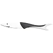 Animal House Shark Paring Knife - Black/ White