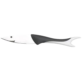 Animal House Shark Paring Knife - Black  White by Boston Warehouse