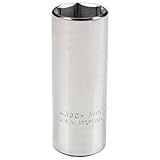 Stanley Proto J5344H 6 Point 1/2 Drive Deep Socket, 1-3/8 by Stanley-Proto