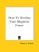 Book How to Develop Your Magnetic Power