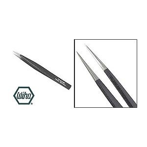 Wiha Esd Safe Fine Point TweEZers, 130mmlength
