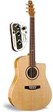 Seagull Artist Cameo Cutaway Acoustic-Electric Guitar with Quantum II Electronics and Deluxe Tric Case