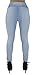 Style M1127- Colombian Design, High Waist, Butt Lift, Levanta Cola, Skinny Jeans in Light Blue Size 7