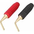 MONSTER AGPRHMKII PATENTED ANGLED GOLD PINS SPEAKER CABLE CONNECTORS
