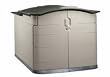 Rubbermaid Slide-Lid Storage Shed 3752, Grey Roof, 92-cubic ft