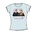 Search : I Love Lucy - Friends Forever Juniors / Girls T-Shirt In Light Blue