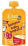 Organic Baby Food - Banana Baby Brekkie 7-Pack - 7 x 3.5 oz - Box