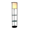 Oval Shelf Light - Black