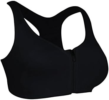 Women's Seamless Wireless Sports Bra with Removable Pads Black 44B/C