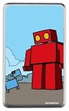 GelaSkins Protective Skin with Screen Protector for iPod Video 5G (Red Robot)