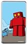 GelaSkins Protective Skin with Screen Protector for iPod Video 5G (Red Robot)