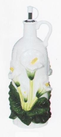 LILY Oil / Vinegar Ceramic Cork Bottle *NEW*!