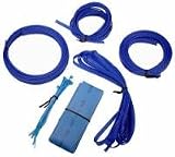 Cable sleeving kit - UV-blue