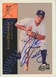 Antone Williamson, Stockton Ports - Brewers Affiliate Autographed Card
