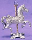 Diamond-Cut Carousel Horse Figurine