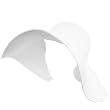 UPF 50 Sun Beach Hat Floppy Ribbon Large 6" Brim White