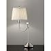 Murray Feiss 10099PN, Plymouth Small Swing Arm Table Lamp, 1 Light, 100 Total Watts, Nickel