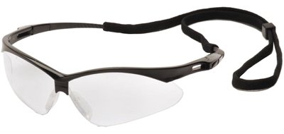 Pyramex Safety PMXTREME Eyewear, Black Frame with Cord, Clear Anti-Fog Lens On Sale