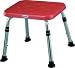Shower Chair, Red Seat Cover