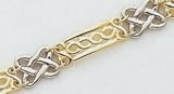 Two-tone Celtic Bracelet - SF296