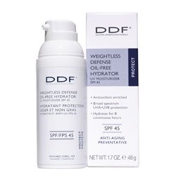 DDF Skincare Weightless Defense Hydrator UV Moisturizer SPF 45, 1.7 ounces