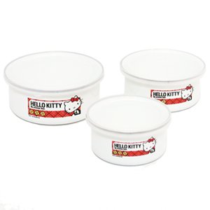 Hello Kitty 3pcs Food Storage: Button