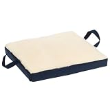 Duro-Med Gel/Foam Flotation Cushion with Fleece Polyester Cover, Fleece