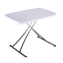 Lifetime, Personal Table, 30" x 20" Molded Top, White color finish