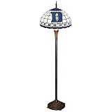 Duke Blue Devils NCAA Stained Glass Floor Lamp