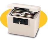 SentrySafe 1170 1/2 Hour Fireproof Security File, .61 Cubic Feet, Dove Gray