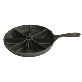Cajun Cookware 9 Inch Cast Iron Wedge Pan by Cajun Cookware