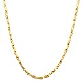 14K Yellow Gold Pinsetta Chain Necklace