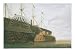 The Old Frigate Hms Agamemnon with Her Weight of Cable Alongside the Ss Great Eastern Art Giclee Poster Print by Robert Dudley, 32x24