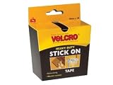 Velcro Heavy-Duty Stick On Tape 50mm x 1m Black VEL60241