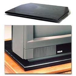 <b>TV Swivel Base - Solid Ash - Black Finish - (Black) - Swivel for 25" to 30" TVs</b>