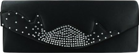 DimeCity Women's 'Starlight' Clutch (Black)