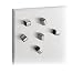 Blomus Set of 6 Stainless Steel and Plastic Magnets