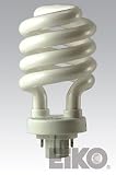26 Watt 4 Pin Compact Fluorescent Spiral Light Bulb / 2700K Color Temperature / 100 Watt Incandescent Equivalent / GX24q-3 Base (4 Pin)
