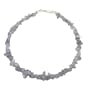 Tanzanite Gem Chip Bracelet Sterling Silver Clasp - Genuine Stones December Birthstone 6, 7, 8, or 9-inch lengths