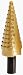 Irwin 15104 Unibit4T Titanium Nitrate Coated 3/16-Inch to 7/8-Inch by 3/8-Inch Shank Step Drill Bit