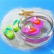 Fuchsia Flip Flop Candles