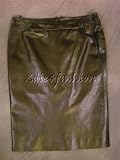 Gucci - $2340 New GUCCI Black Lambskin Leather Bow Tie Skirt 42 / 8