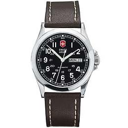 Swiss Army Men's Infantry Mechanical Self-winding Leather Watch #24695