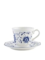 Churchill Set Taza De Café con Plato 8 Piezas Modelo Rose Chintz Blue Churchill